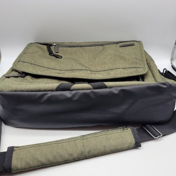 SOLD NWOT Samsonite Modern Utility Messenger Bag Laptop Green - Picture 5 of 13